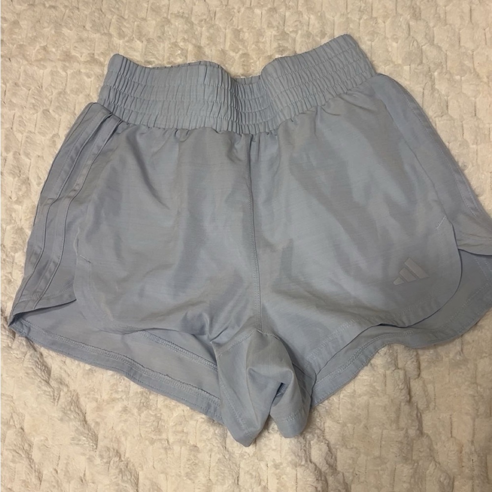 Adidas Women's Sky Blue Athletic Shorts